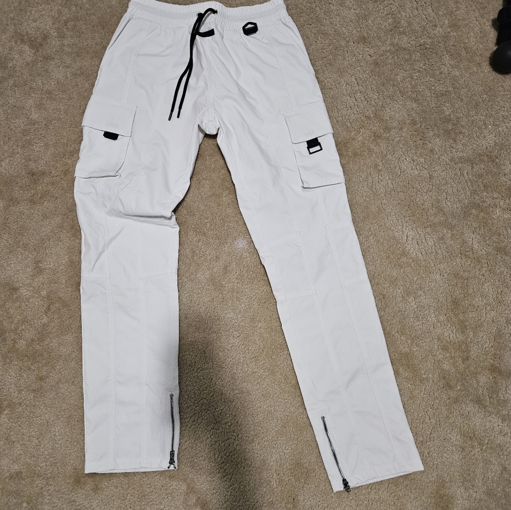 Blacktailor White Cargo Pants
